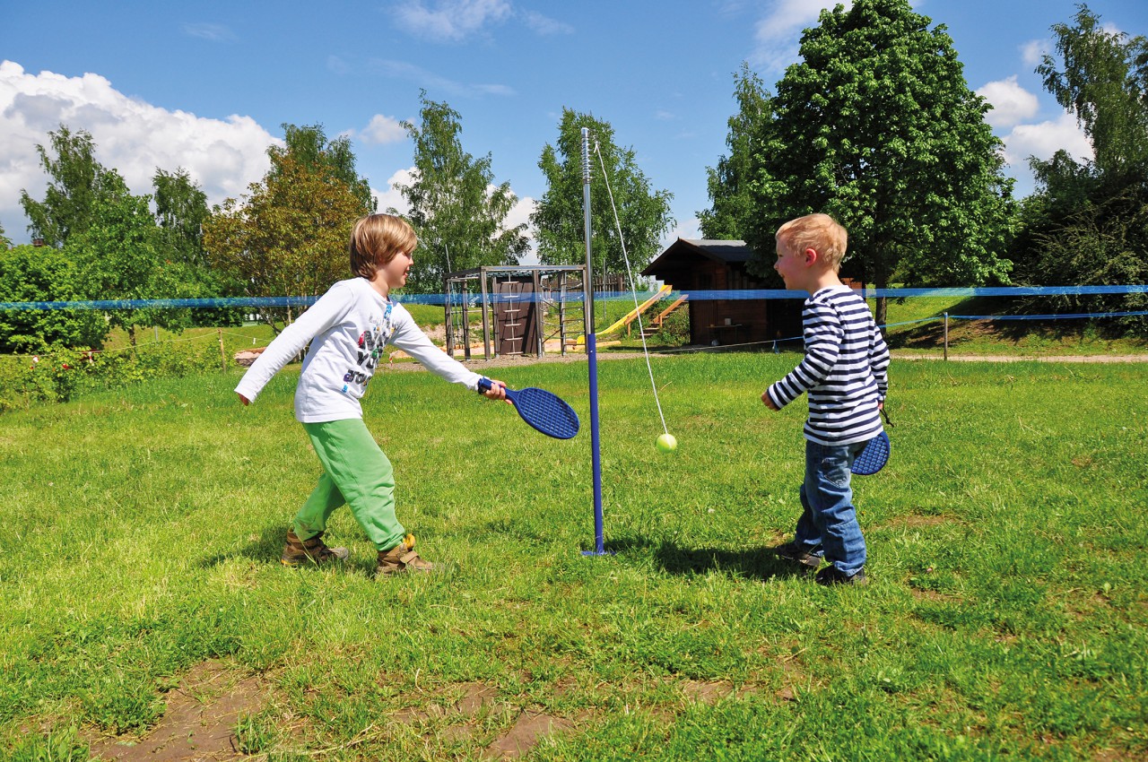 Tennistrainer EDUPLAY Tennis Kinder spielen draußen Schläger Ball Tasche Spaß eBay