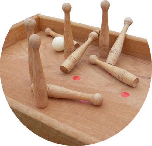 Tischkegelbahn Holz Tischkegelbahn Holz